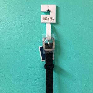 NEW! Black Monogram Michael Kors Belt